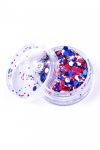 Superstar Chunky Glitter Mix - Rood Wit Blauw - Holland - Koningsdag