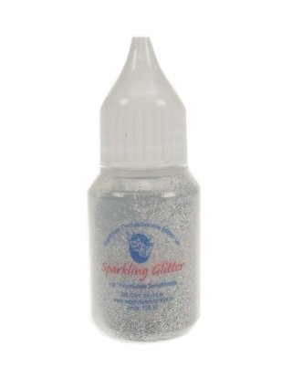 Sparkling glitter Superstar: Zilver 40217