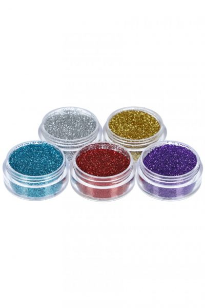 Superstar Glitter Set voor Glitter Tattoo BASIC 5x5ml (98801)41955