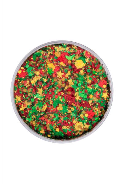 PXP pressed chunky glitter cream - XL - ROOD - GEEL - GROEN 40 ml 41341